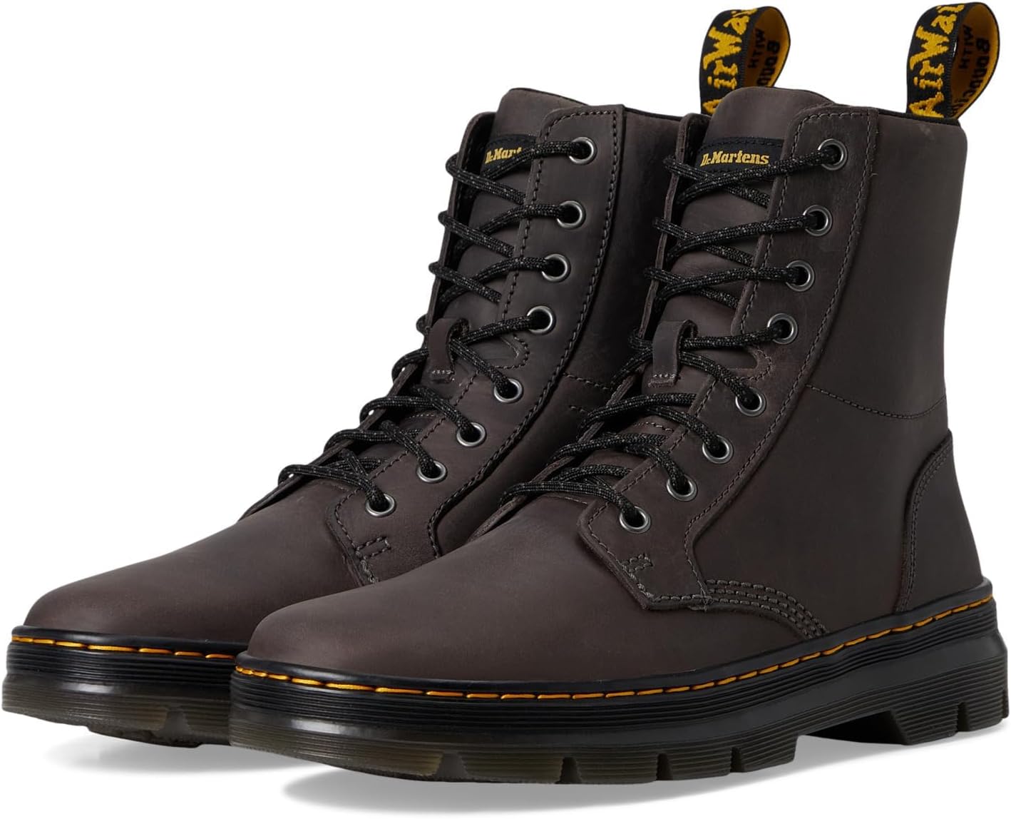 Dr. Martens Combs Leather Unisex Adult Footwear for Comfort