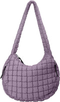 Puffer Tote Bag for Women Large Quilted Carryall - Lightweight Puffy