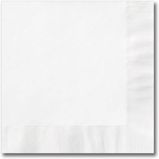 100 Count 3 Ply White Cocktail Napkins - Canopy Street