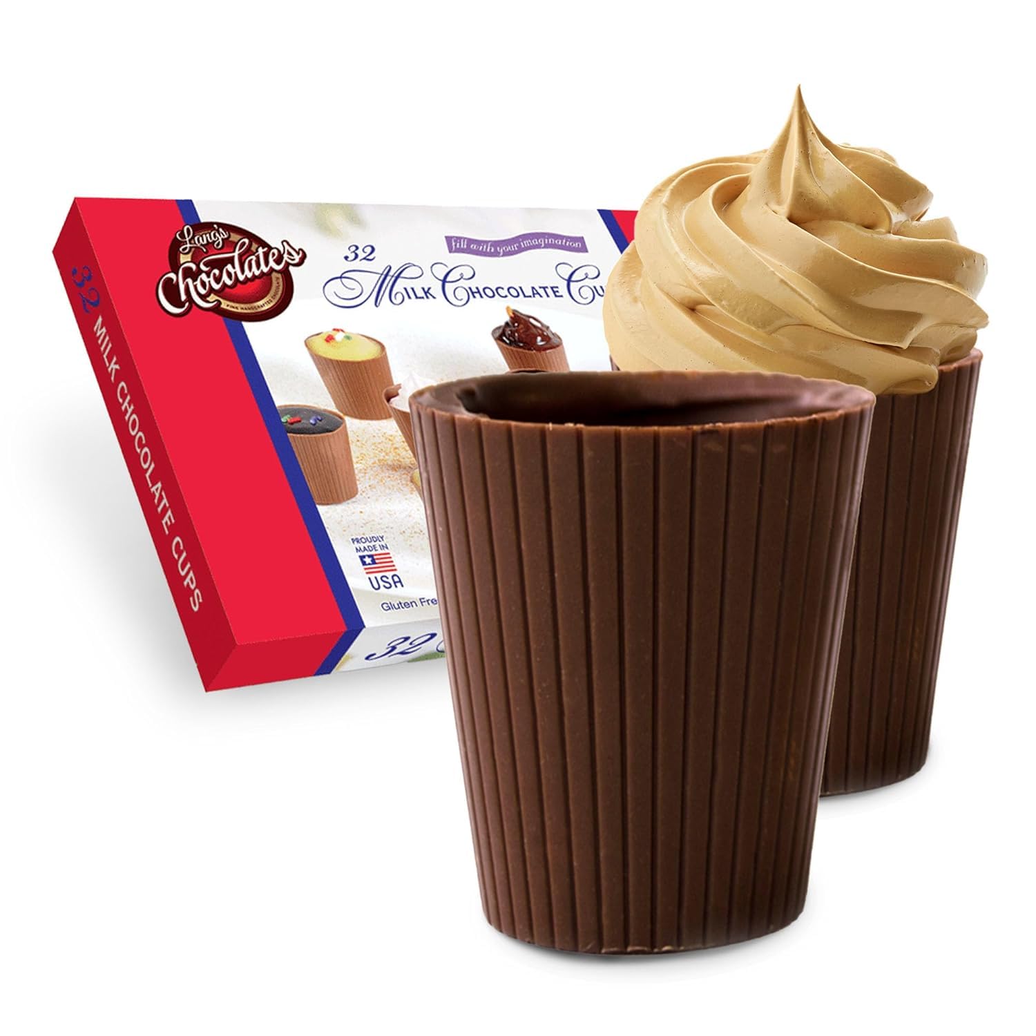 Langs Chocolates Milk Chocolate Cups for Perfect Entertaining