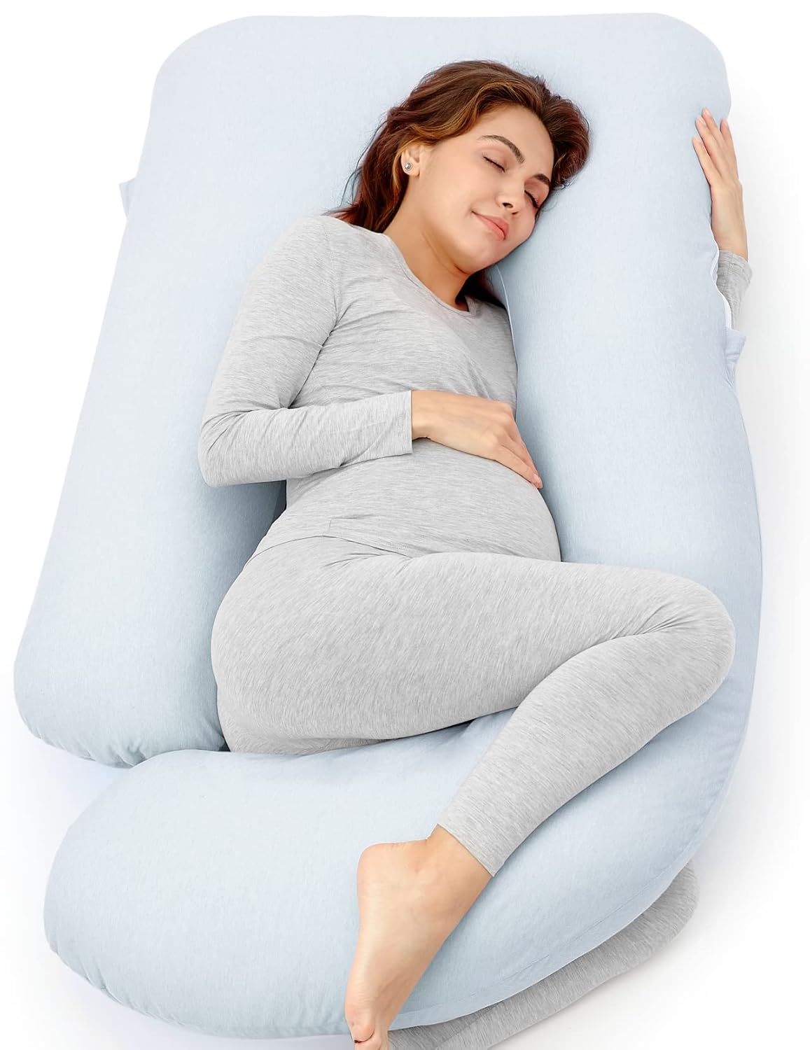 Momcozy U Shaped Pregnancy Pillow for Full Body Support