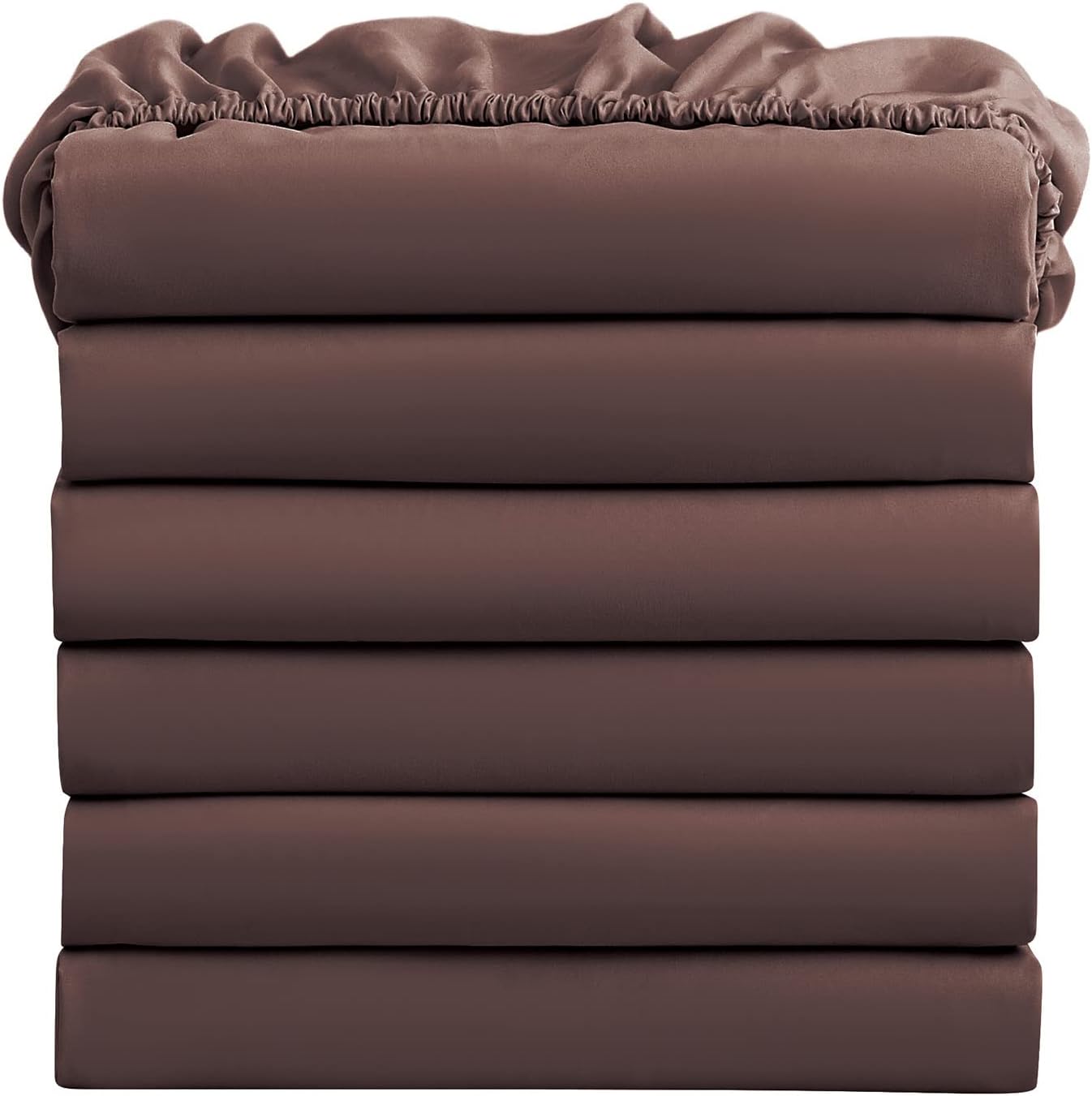 FreshCulture Twin Fitted Sheets Pack of 6 for Home and Hotels