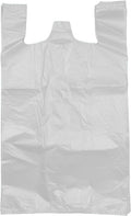 Jumbo 19x10x32 Reusable Plastic Grocery T-Shirts Bags - Heavy Duty