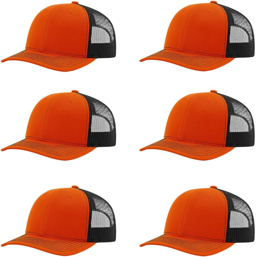 Richardson 112 Classic Six-Panel Adjustable Snapback Trucker Cap