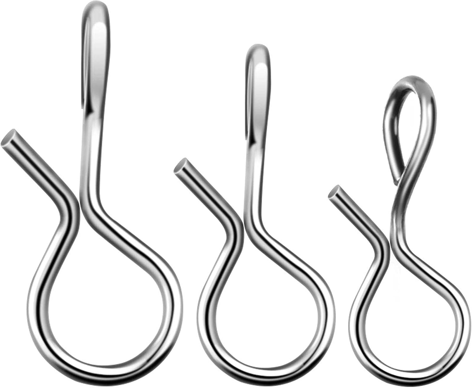 Quick Change Stainless Steel Fishing Snaps - 300 Pc Set