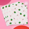 xo, Fetti 3-Ply Martini & Olive Napkins - Perfect Party Decor!