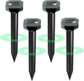 Mole Repellent Solar Powered & Snake Repellent for Yard - 4 Pack