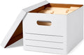 Storage Filing Boxes with Lift-Off Lid - Letter/Legal Size Pack of 20