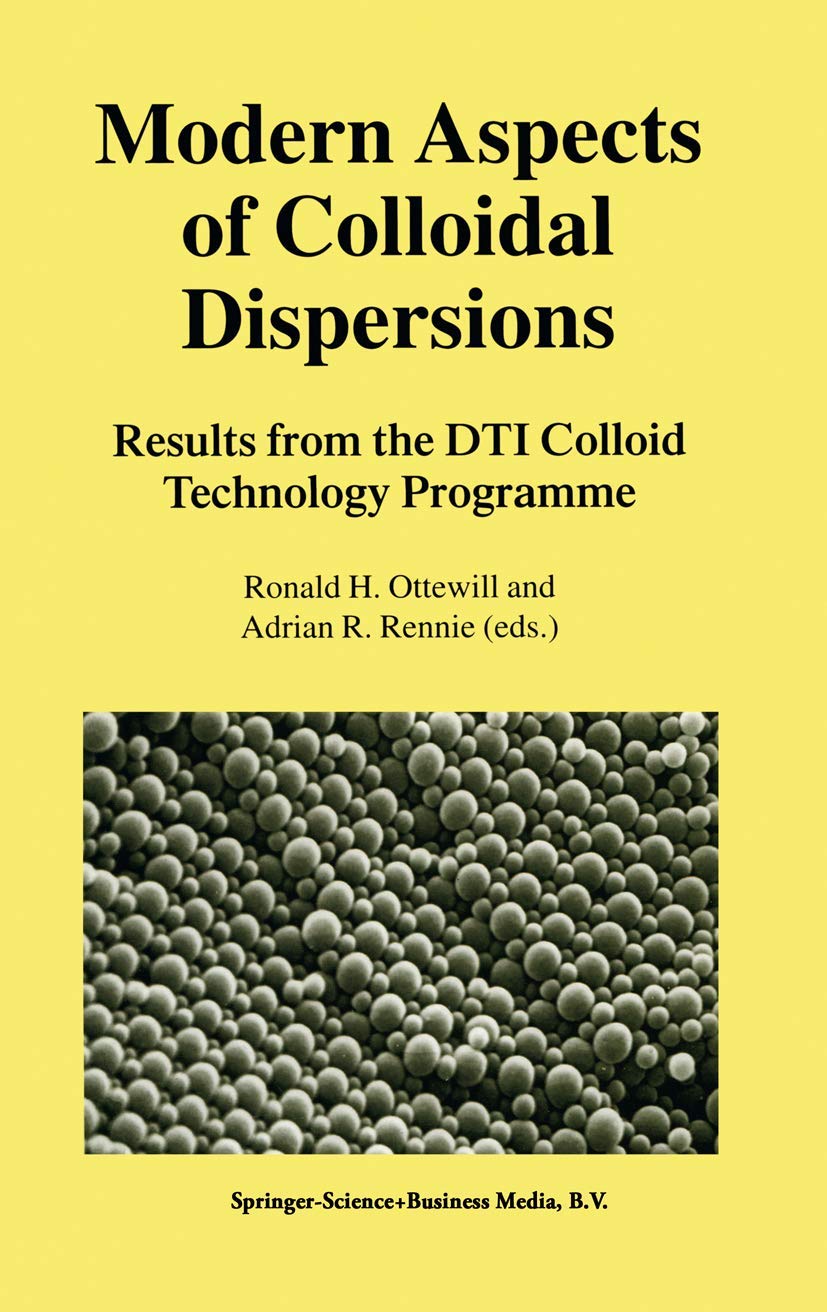 Modern Aspects of Colloidal Dispersions: Insights and Results