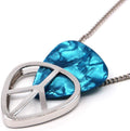 Peace Shaped Guitar Pick Holder Necklace - Keep Picks Close