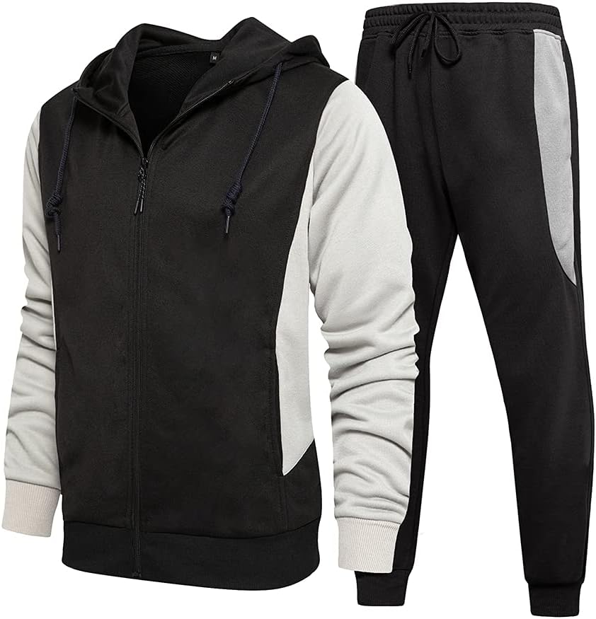 MANTORS Men's Hooded Athletic Tracksuit for Casual Wear