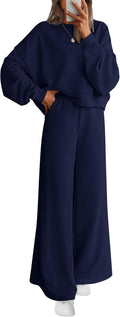 PRETTYGARDEN Women 2 Piece Outfits 2025 Fall Sweatsuit - Cozy Lounge
