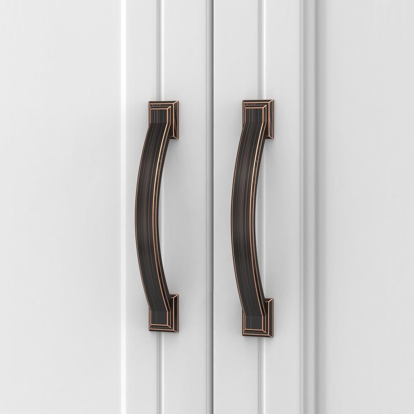 Asidrama 10 Pack 3.75 Inch Oil Rubbed Bronze Cabinet Handles