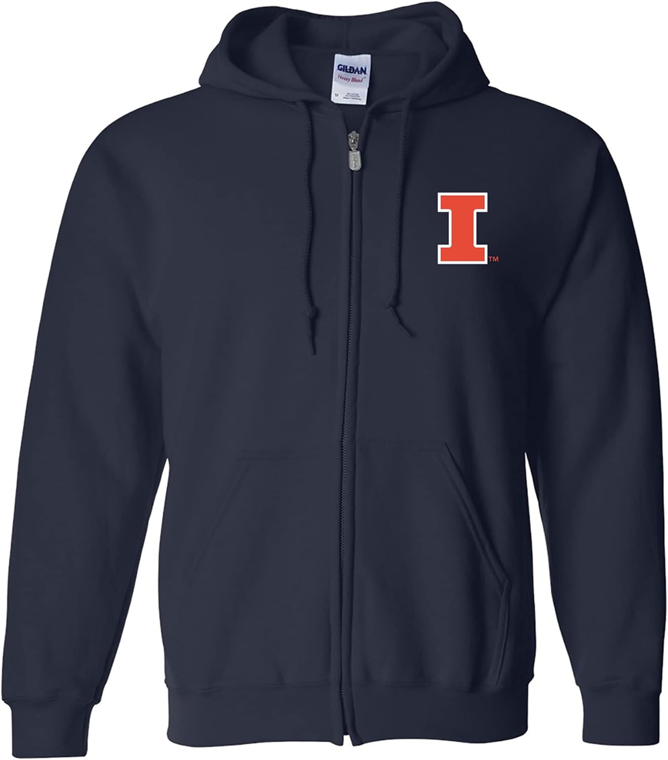 NCAA Primary Logo Full Zip Hoodie for College Fans