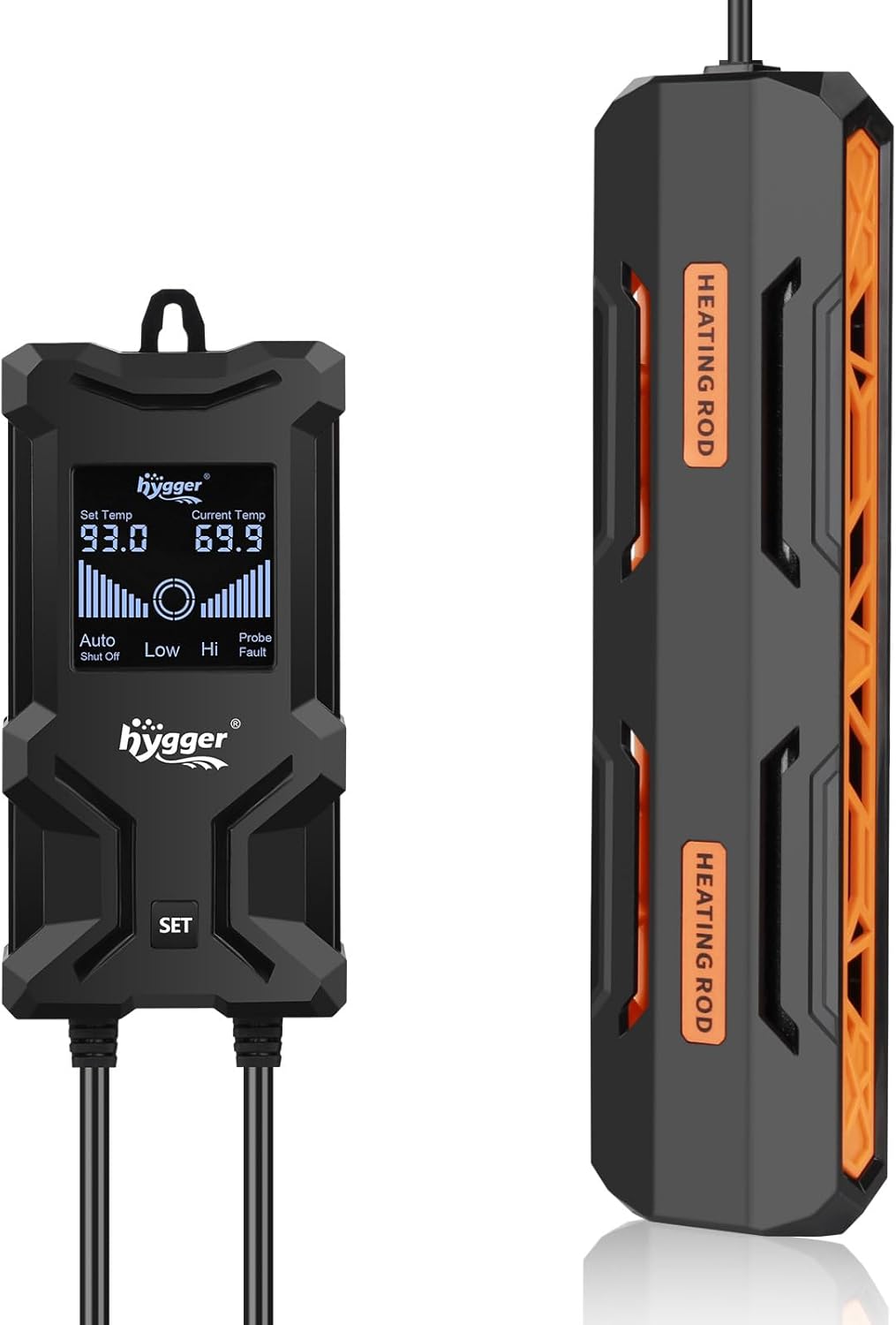 Hygger Submersible Fish Tank Heater - 400W Over-Temperature Protection