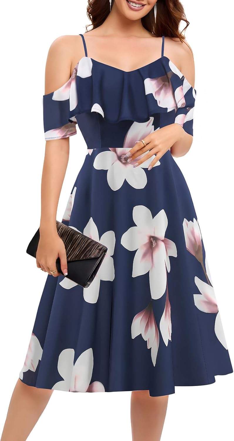 Bbonlinedress Womens Off The Shoulder Cocktail Dress for Events