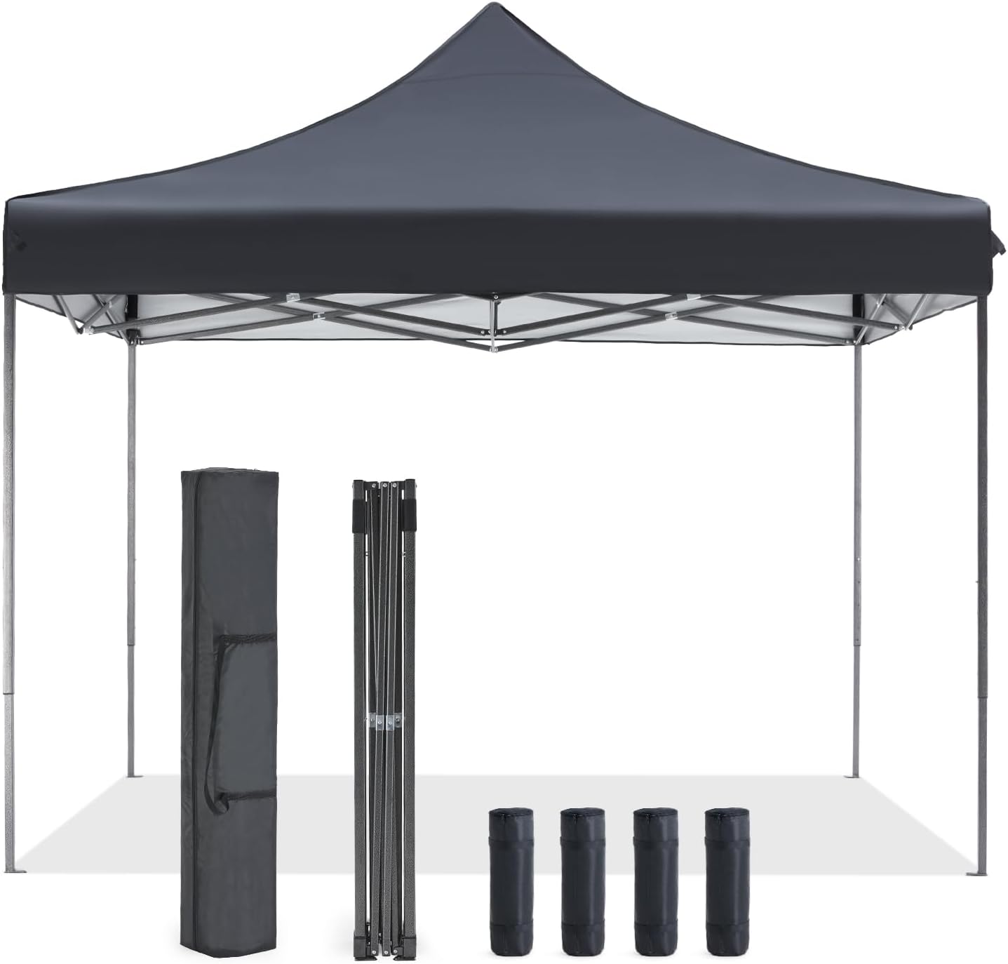 Sweetcrispy 10x10 Heavy Duty Pop Up Canopy - Waterproof & Portable