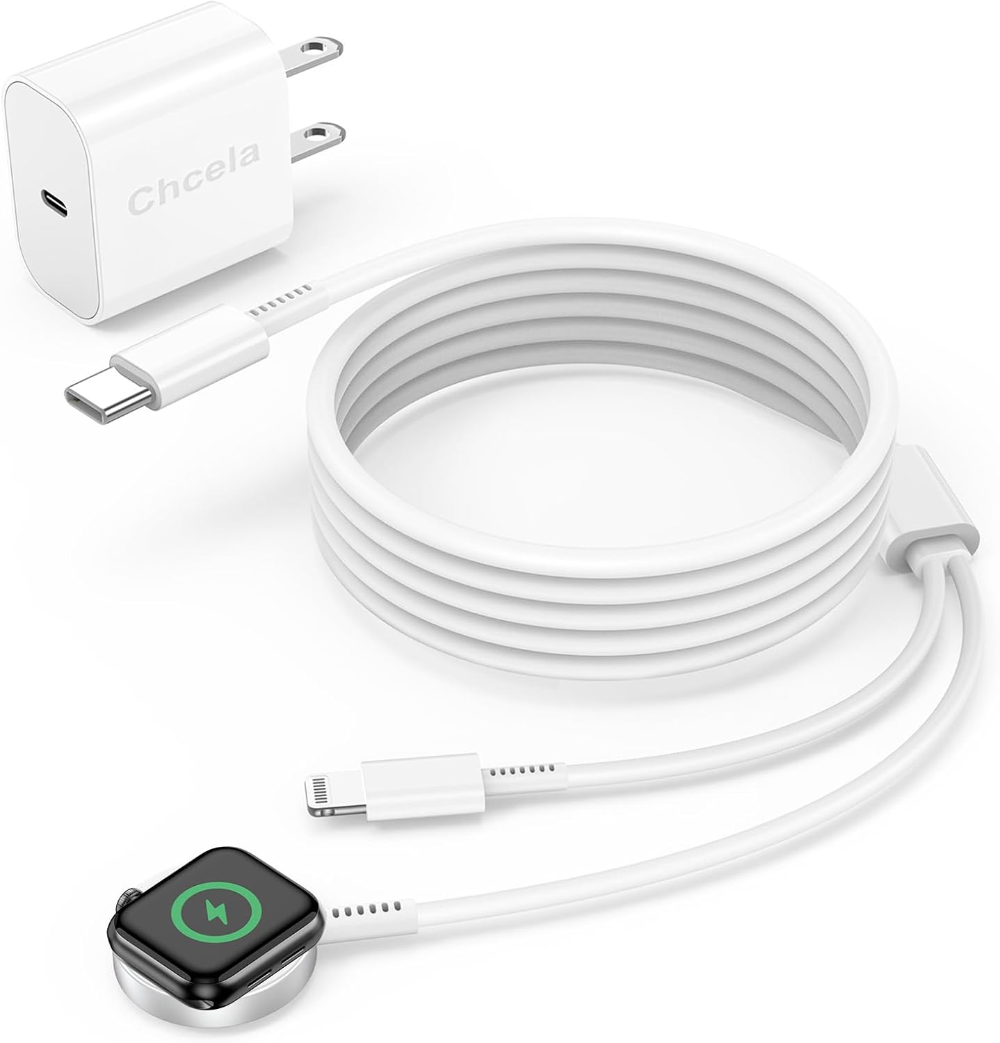 2-in-1 Fast Charger for iWatch & iPhone