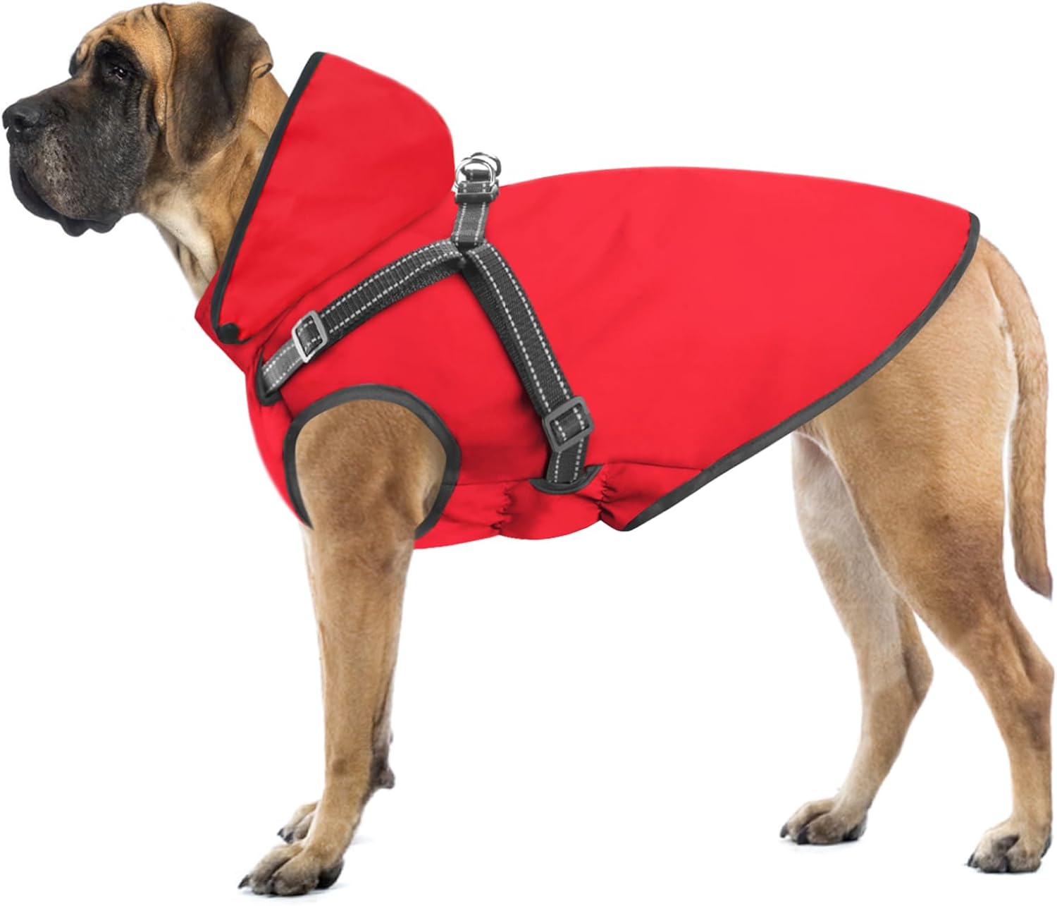 Mosucoirl Dog Raincoat Waterproof Hoodie for All Dog Sizes