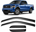 Window Rain Guards Visors for 2004-2014 Ford F150 Extended Cab - Vent