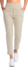 Women's Golf Stretch Ankle Pants High Waist Tummy Control
