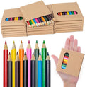 600 Count Colored Pencils Bulk - 50 Pack Mini 3.5in Set