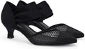 Womens Kitten Heel Pointed Toe Pumps - Comfortable Dress Shoes