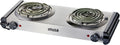 Electric Double Burner 1750-Watts Stainless Steel - Portable Cooktop