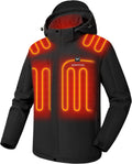 Venustas Men's Heated Jacket with Battery Pack - Long Lasting Warmth