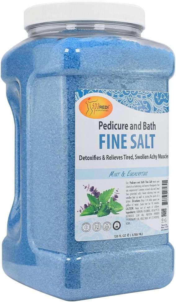 Detox Foot Soak Pedicure and Bath Fine Salt with Eucalyptus