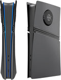 Black Faceplates for PS5 Pro Digital Edition Console - Cooling Vent