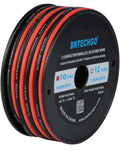 10 Gauge 2 Conductor Silicone Wire Red Black - Flexible High Temp
