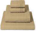 California King Sheets Set Gold - 4 PC Ultra-Soft Cooling Bedding