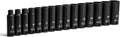 3/8 in. Drive Metric Deep Impact Socket Set (15-Piece) - Durable