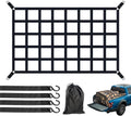 Cargo Net for Pickup Truck Bed 66 x 50 in - Heavy Duty 1100LB Capacity