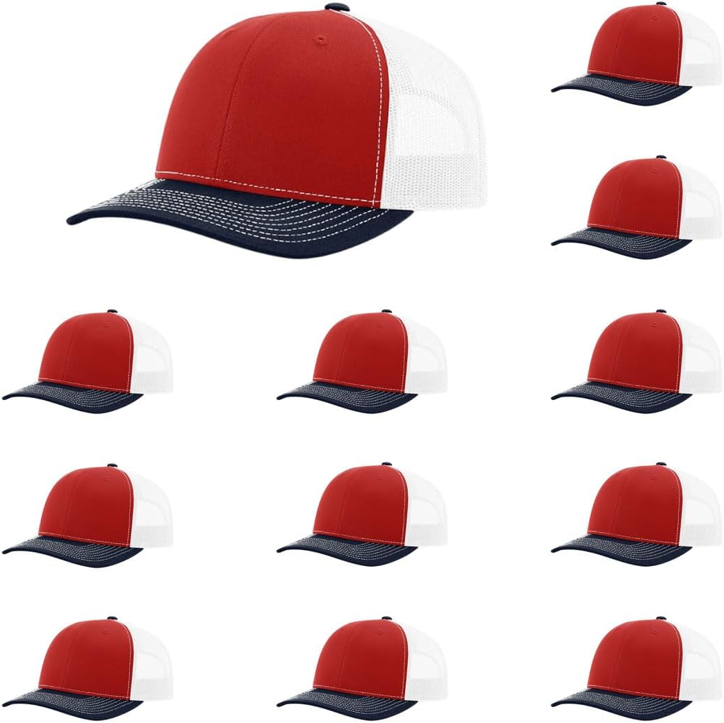 Richardson 112 Classic Six-Panel Adjustable Snapback Trucker Cap