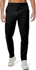 JMIERR Men's Chino Pants Casual Stretch Waist Tapered (Style 54VB)