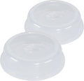 Microwave Cover 10-Inch Set of 2 - Clear Splatter Shield for Plates
