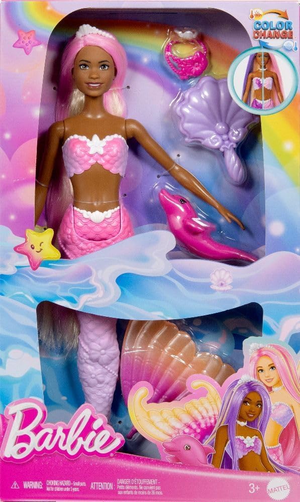 Barbie Mermaid Doll Brooklyn with Color Change and Accessories