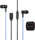 Air Tube USB C Headphones Wired for iPhone 16 15 - Noise Cancelling