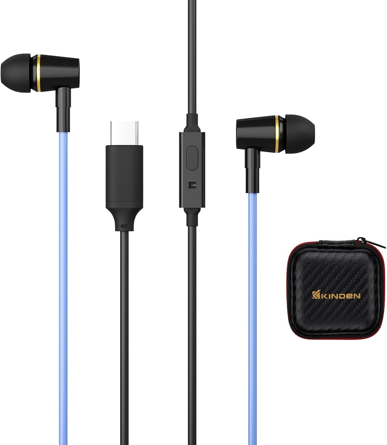 Air Tube Headphones USB C for iPhone 16 15 and More Devices