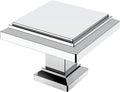 Alzassbg 15 Pack Polished Chrome Cabinet Knobs 1.3 in - Sleek Upgrade