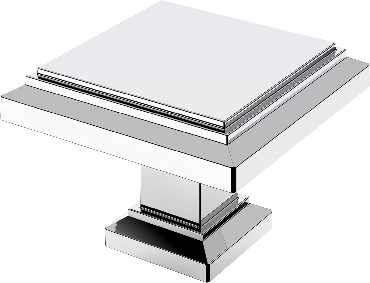 Polished Chrome Cabinet Knobs - 15 Pack Elegant Hardware