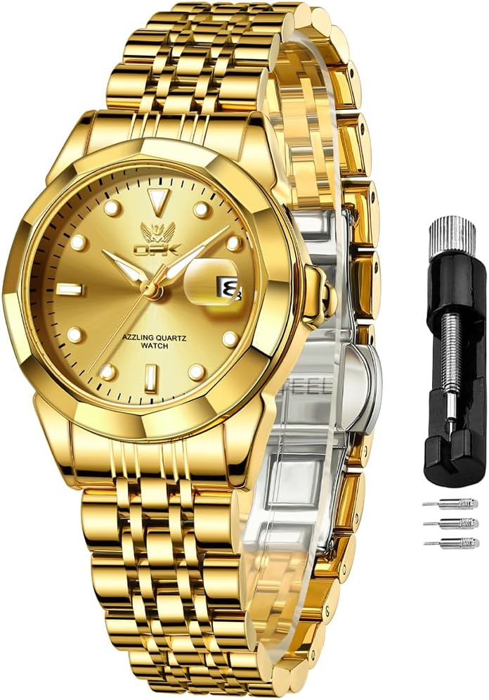 OPK Stainless Steel Women's Luminous Watch