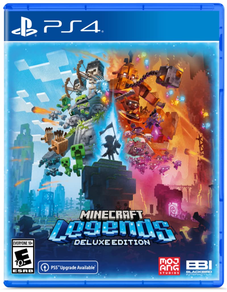Minecraft Legends Deluxe Edition for PlayStation 4 - Epic Adventure