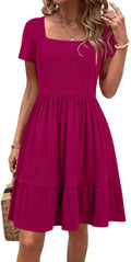 Summer Square Neck Sundress - Flattering Office to Beach Staple
