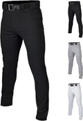 Mens Rival+ Baseball Pants Full Length Semi-Relaxed Fit - Solid