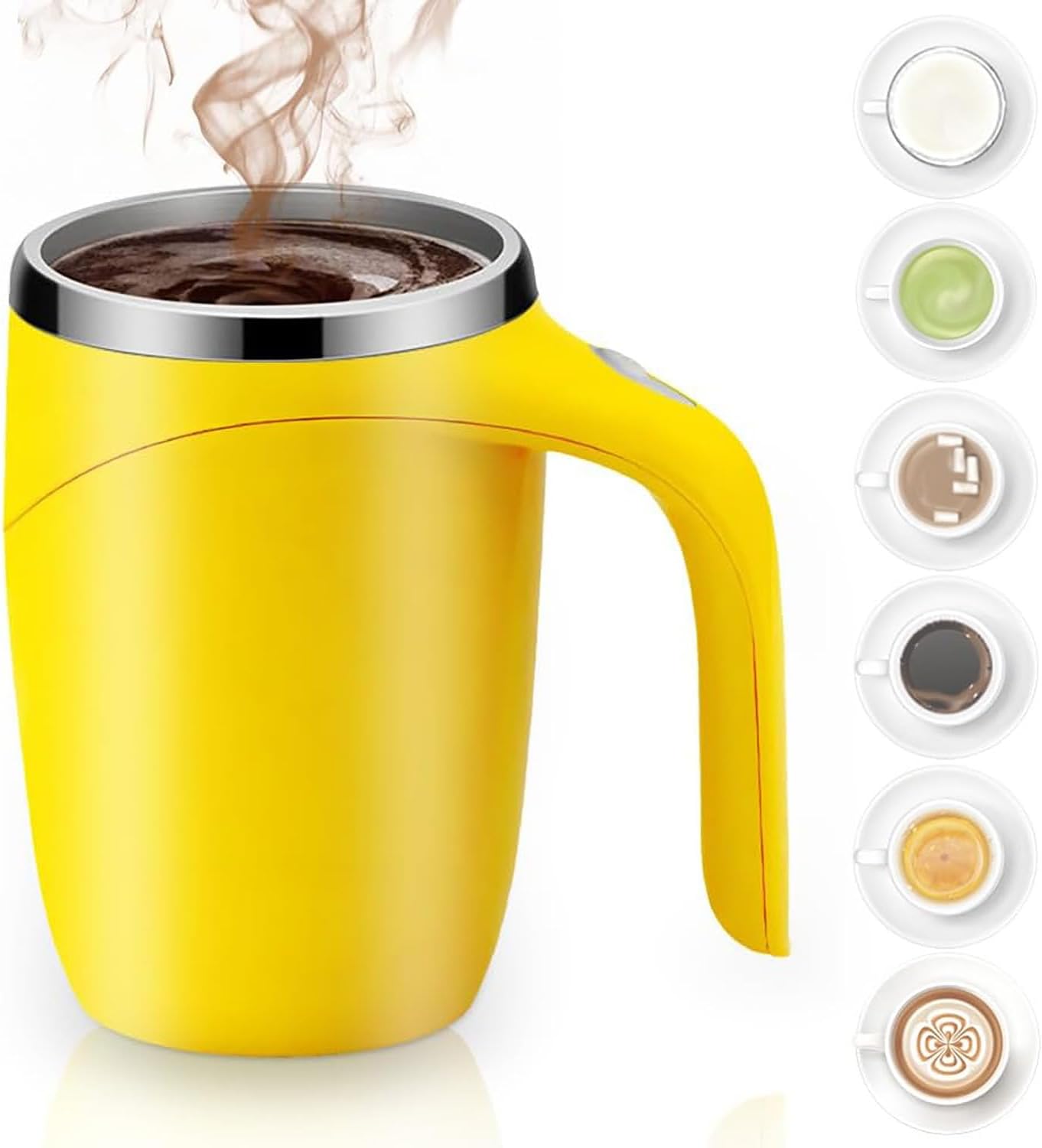 2025 Upgrade Self-Stirring Coffee Mug - Yellow