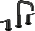 Delta Nicoli Matte Black Sink Faucet for Contemporary Decor