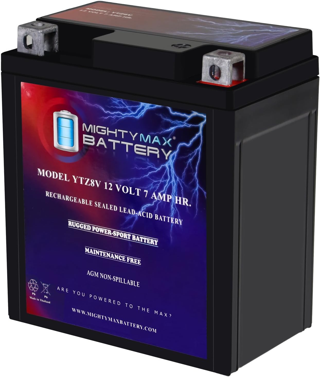 Mighty Max YTZ8V 12V 7AH Rechargeable Motorcycle Battery Review
